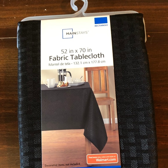 Mainstay Other - Black tablecloth Mainstay Other - Black tablecloth